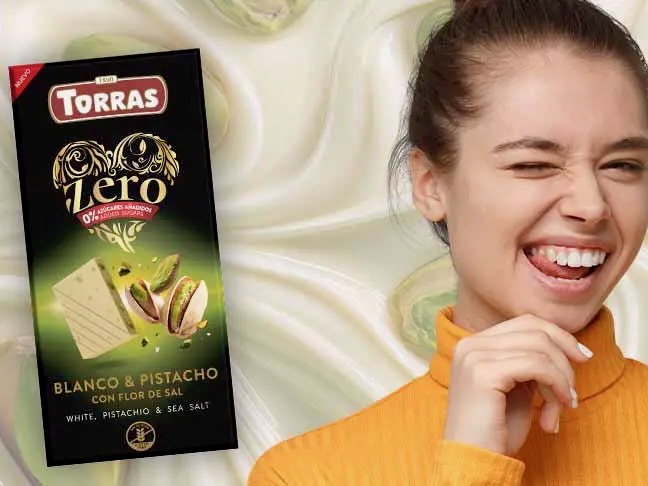 Chocolates-Torras-Blanco-con-pistacho-zero-azúcares