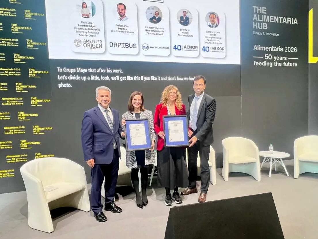 Ametller Origen logra la certificación Desperdicio Cero de Aenor